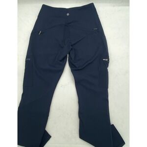 Athleta Headlands Hybrid Cargo Tight Navy Blue High Rise Leggings 982353 HO23